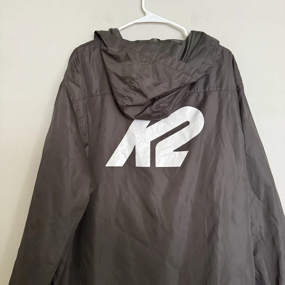 K2 Ski Jacket Windbreaker Men's Size XL Snowboard Black True Northwest Authentic